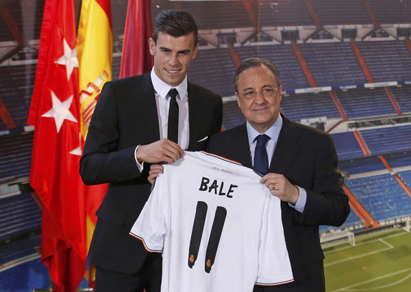 Bale to be measured against Ronaldo and Neymar