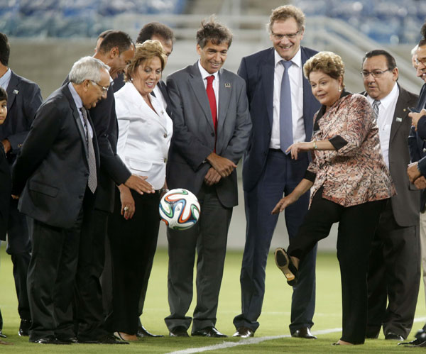 Rousseff: Delayed World Cup stadium will be ready