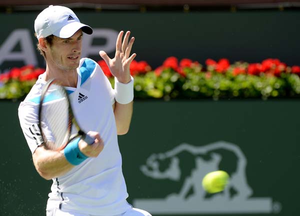 Murray, Federer, Li win at Indian Wells