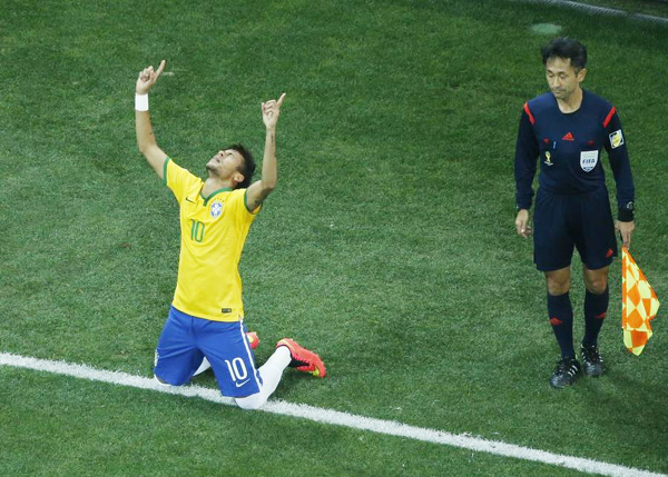 Neymar leads Brazil to 3-1 win over Croatia