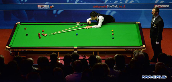 Ding Junhui crushes Mark Williams to reach semis at snooker worlds