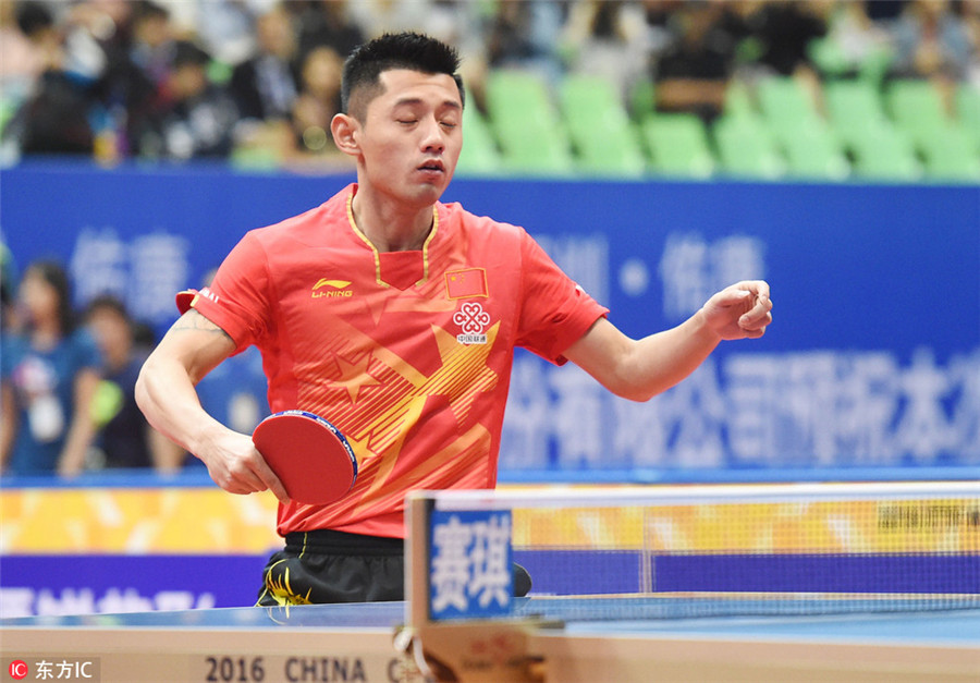 Zhang Jike, Ma Long set to meet in semis at China Open