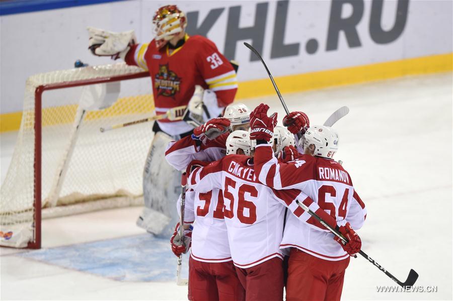 Beijing Kunlun Redstar loses to Vityaz Podolsk 2-1 in KHL