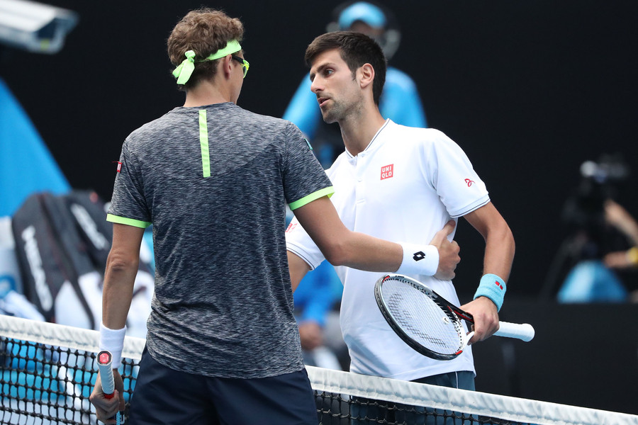 Djokovic out in 2nd-round upset loss to Istomin in Australia