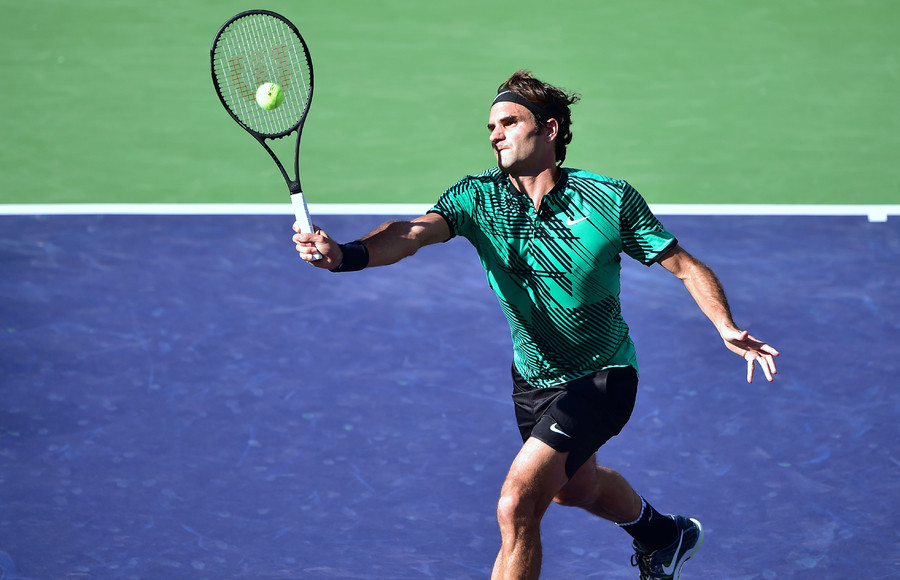 Federer defeats Wawrinka for historic Indian Wells title