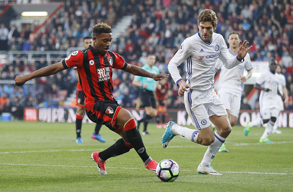 Chelsea maintains EPL title charge beating Bournemouth 3-1