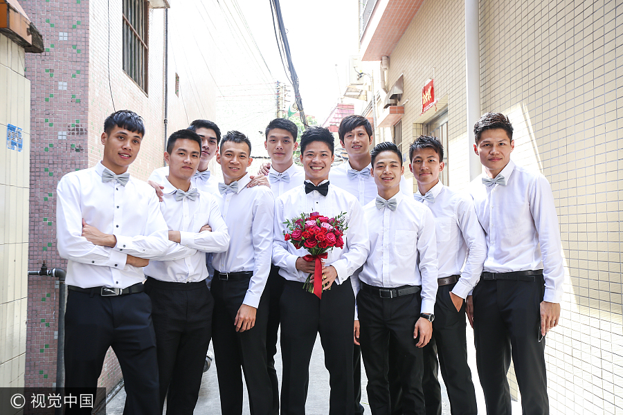 Chinese sprinter Su Bingtian and wife hold wedding ceremony in hometown