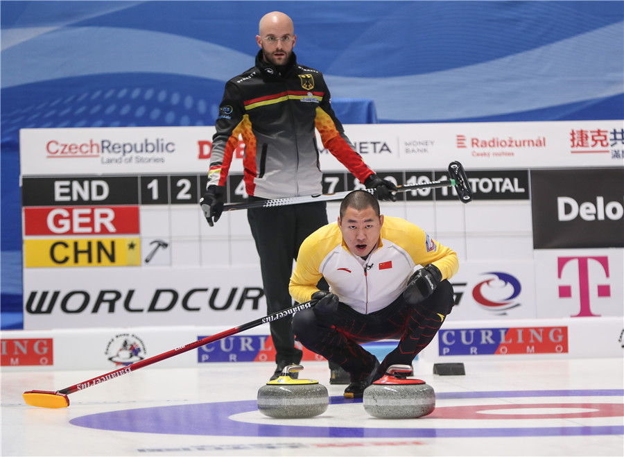 China beats Germany 7-4 in men's curling Olympic qualification