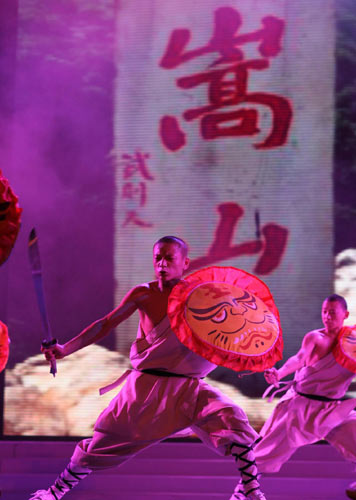 Monks get in on the act with special kungfu show