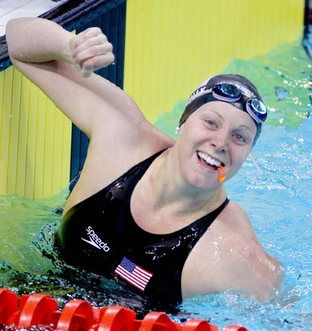 Jennifer Connolly breaks Universiade meet record twice a day