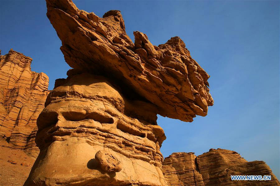 Yadan landform in Hami in Xinjiang