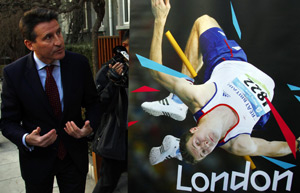 London Olympic countdown in Beijing