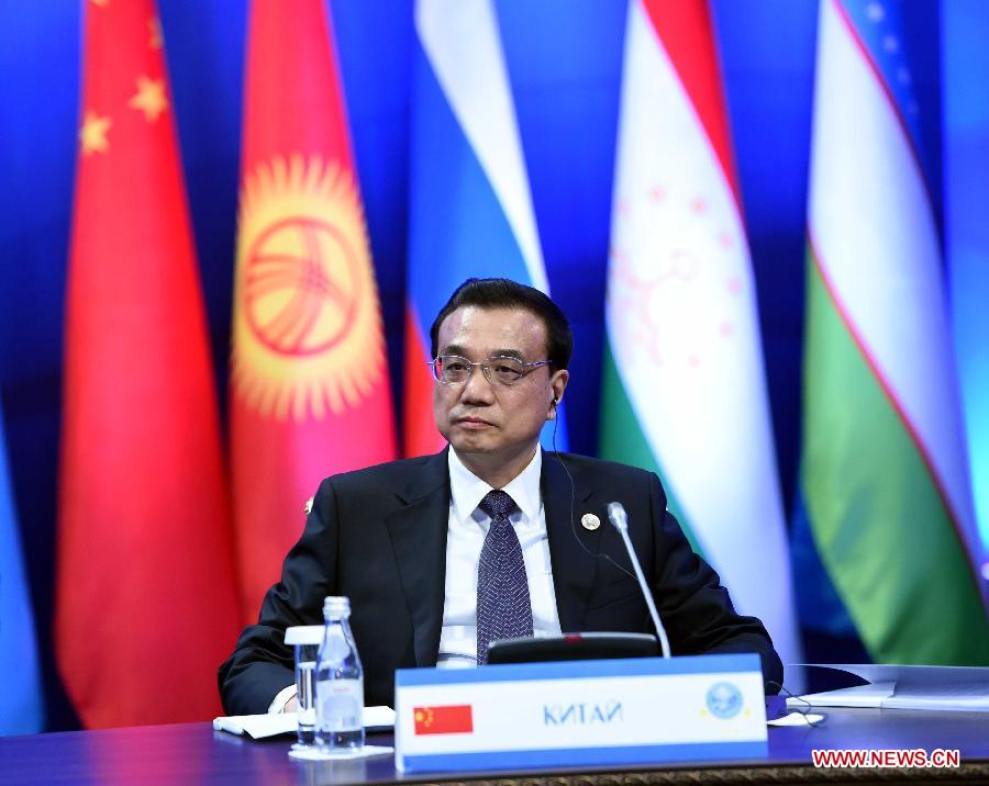 Premier Li attends 13th prime ministers' meeting of SCO