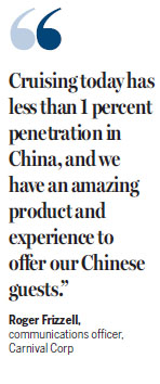Cruises look to cash in on China