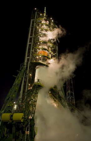Russia launches manned spacecraft to ISS