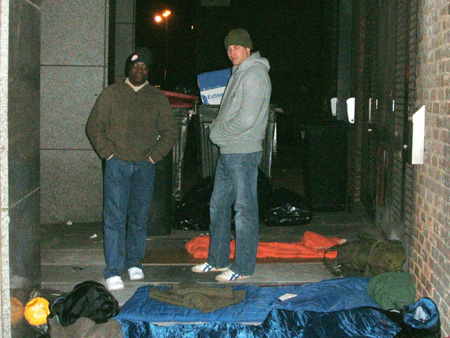 Prince William sleeps rough in London for charity