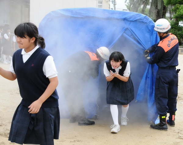 Japan disaster drills hold greater sense of urgency