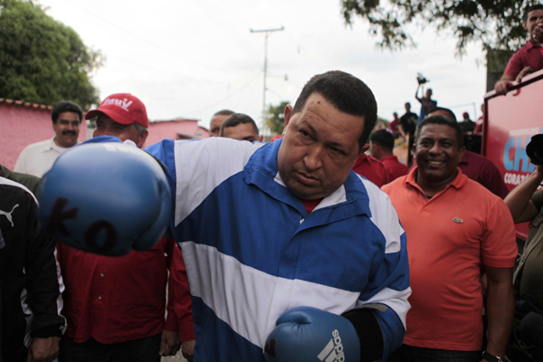 Chavez attends campaign rally