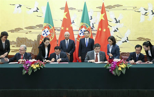 China, Portugal pledge to upgrade economic cooperation
