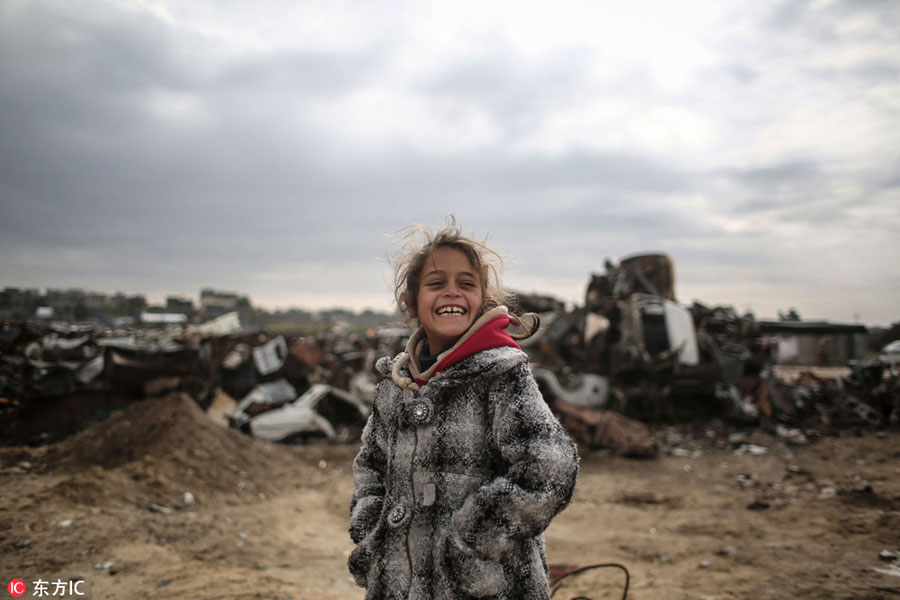 Faces in poverty-ravaged Gaza Strip