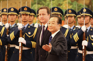 英国首相卡梅伦访华