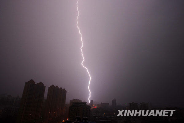 暴雨过后 街道成泽国[组图]