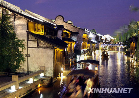 水乡夜色入画图[图]