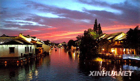 水乡夜色入画图[图]