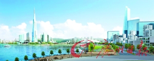 珠海拟建680米高楼与澳门观光塔相对